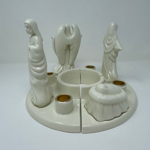 Vintage 90s A House of Lloyd Christmas All Around the World Nativity 8 Piece Set Religious Decor