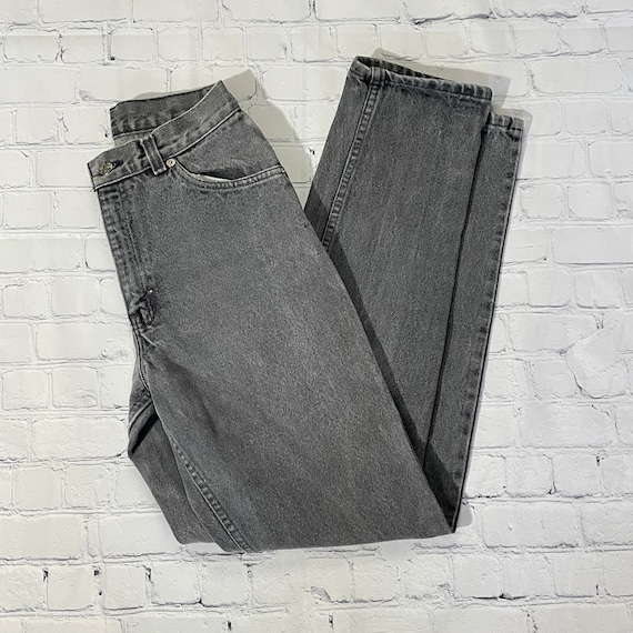 Vintage Levis Statuss & Co. Gray Tapered Leg High… - image 1