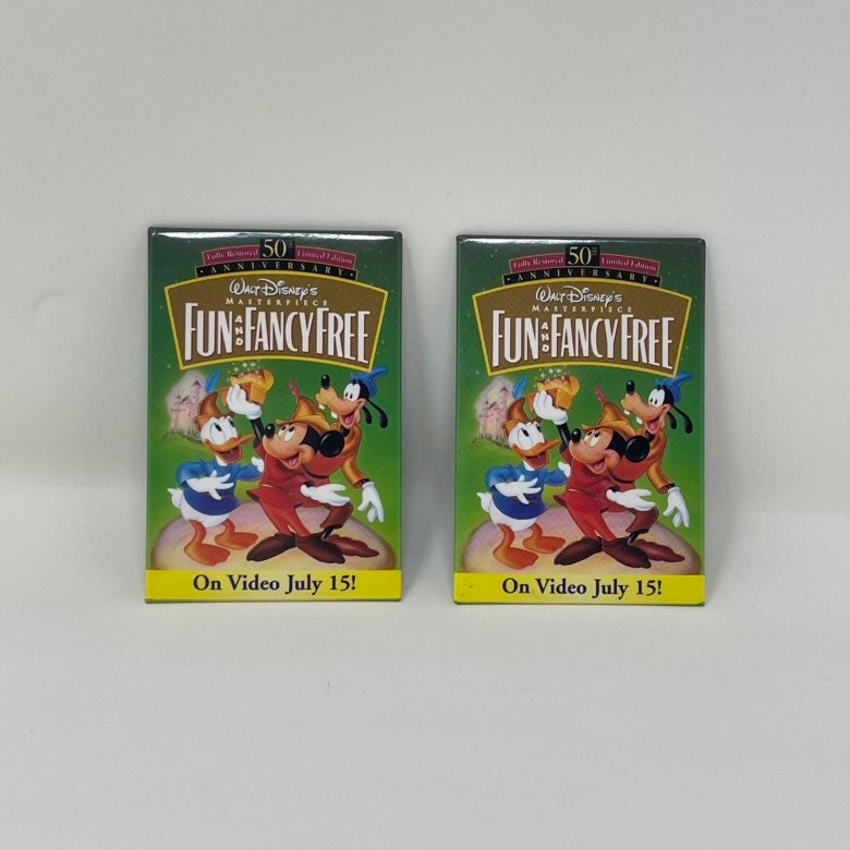 Rare Vintage Disney Fun And Fancy Free Movie Pin Large 3 Inch Etsy Rare vintage disney fun and fancy free movie pin large 3 inch etsy