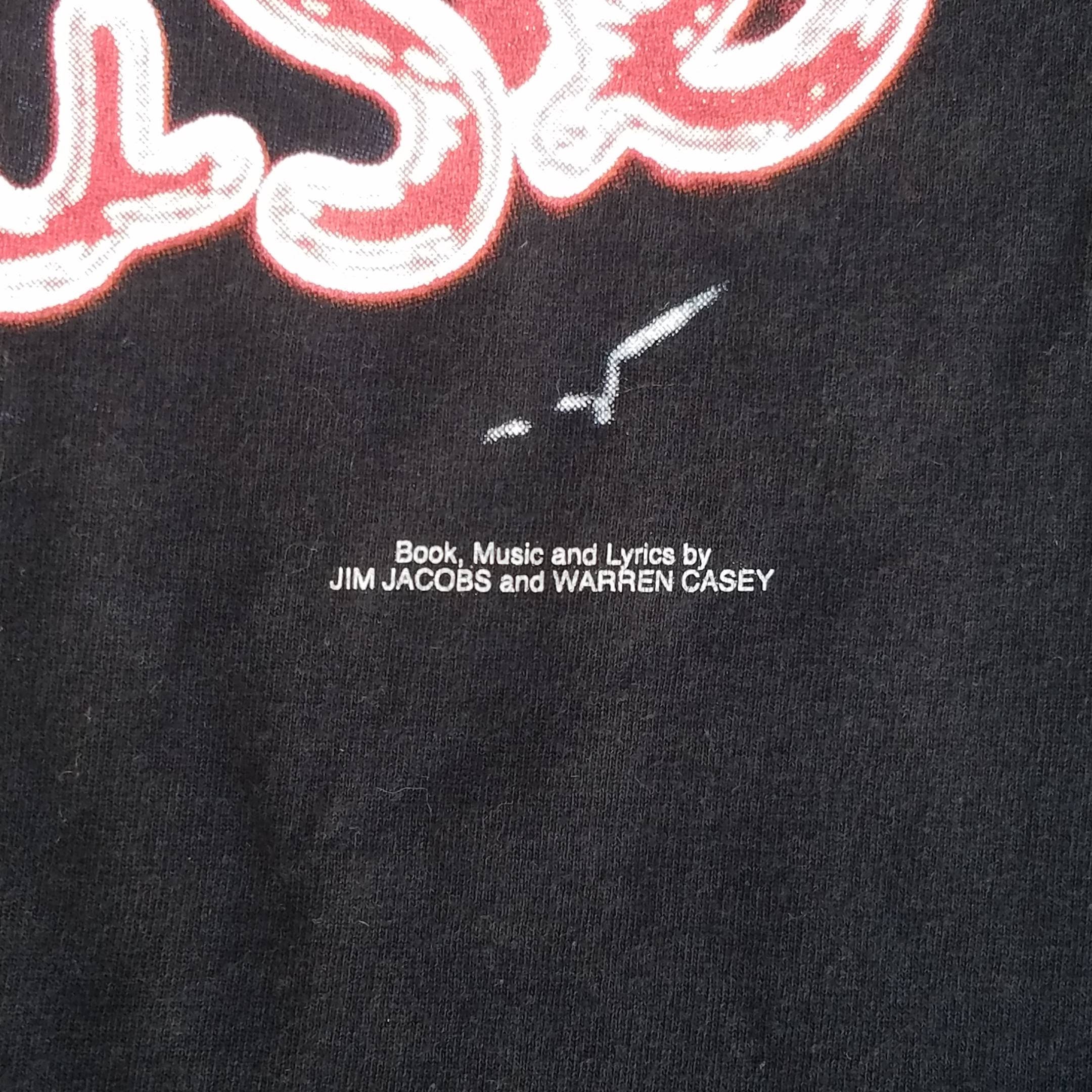 Vintage XL Jerzees Activewear Tee Grease Musical Tour 2000