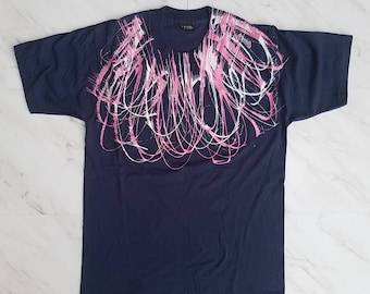 Vintage 80s Painted Graphic T-Shirt - Screen Stars Single Stitch