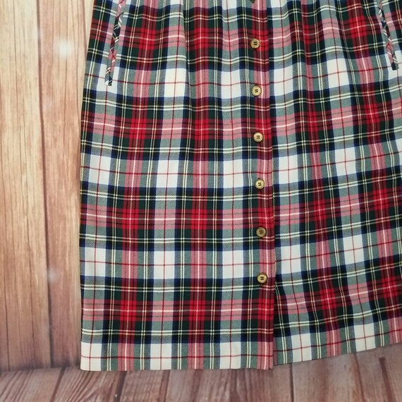 Vintage Pendleton Dress, Virgin Wool Tartan Plaid… - image 4