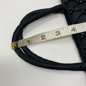 Y2K Beaded Net Mini Bag Handbag, Black Lancôme Purse image 9