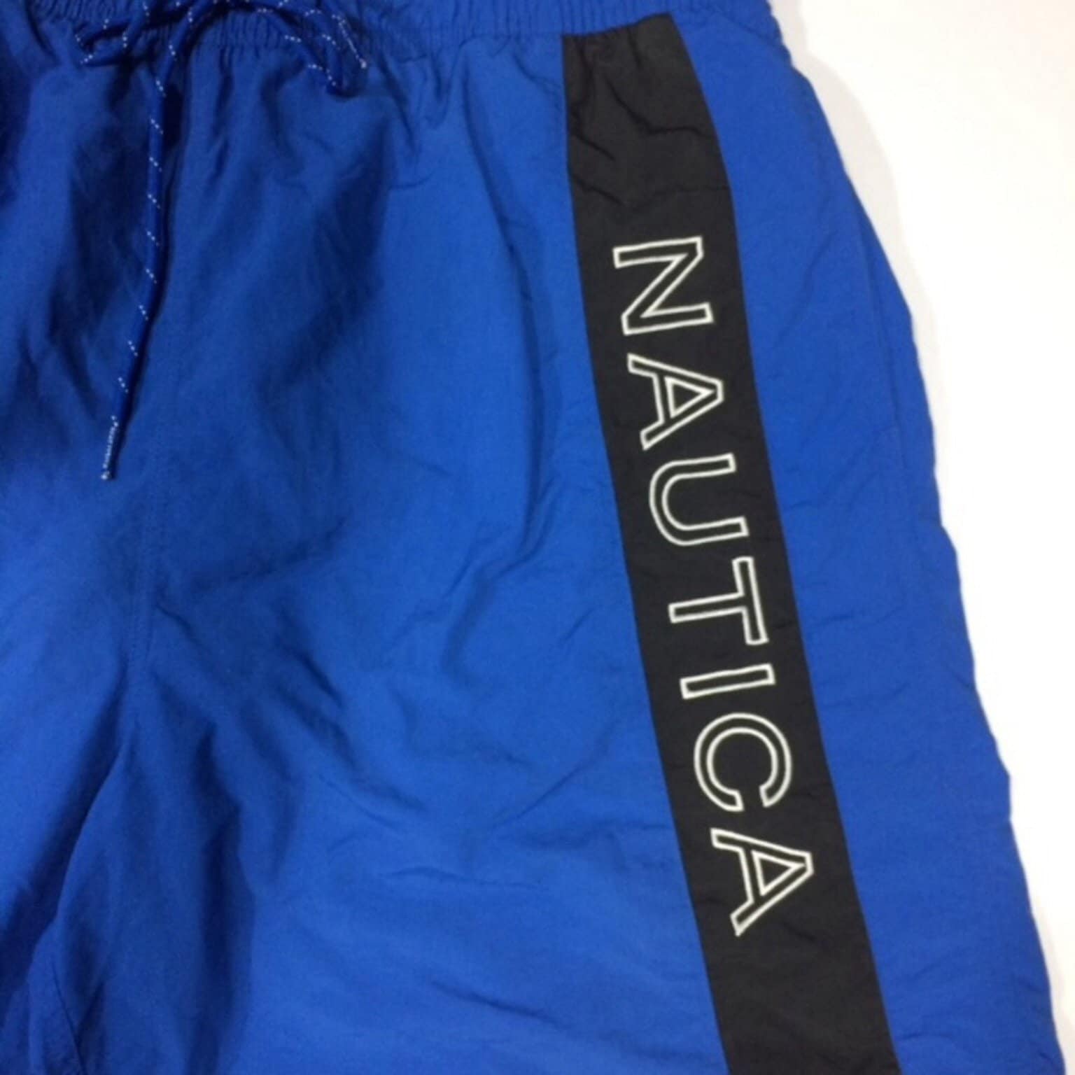 Vintage Nautica 90s Blue Spell Out Swim Shorts Trunks - Etsy