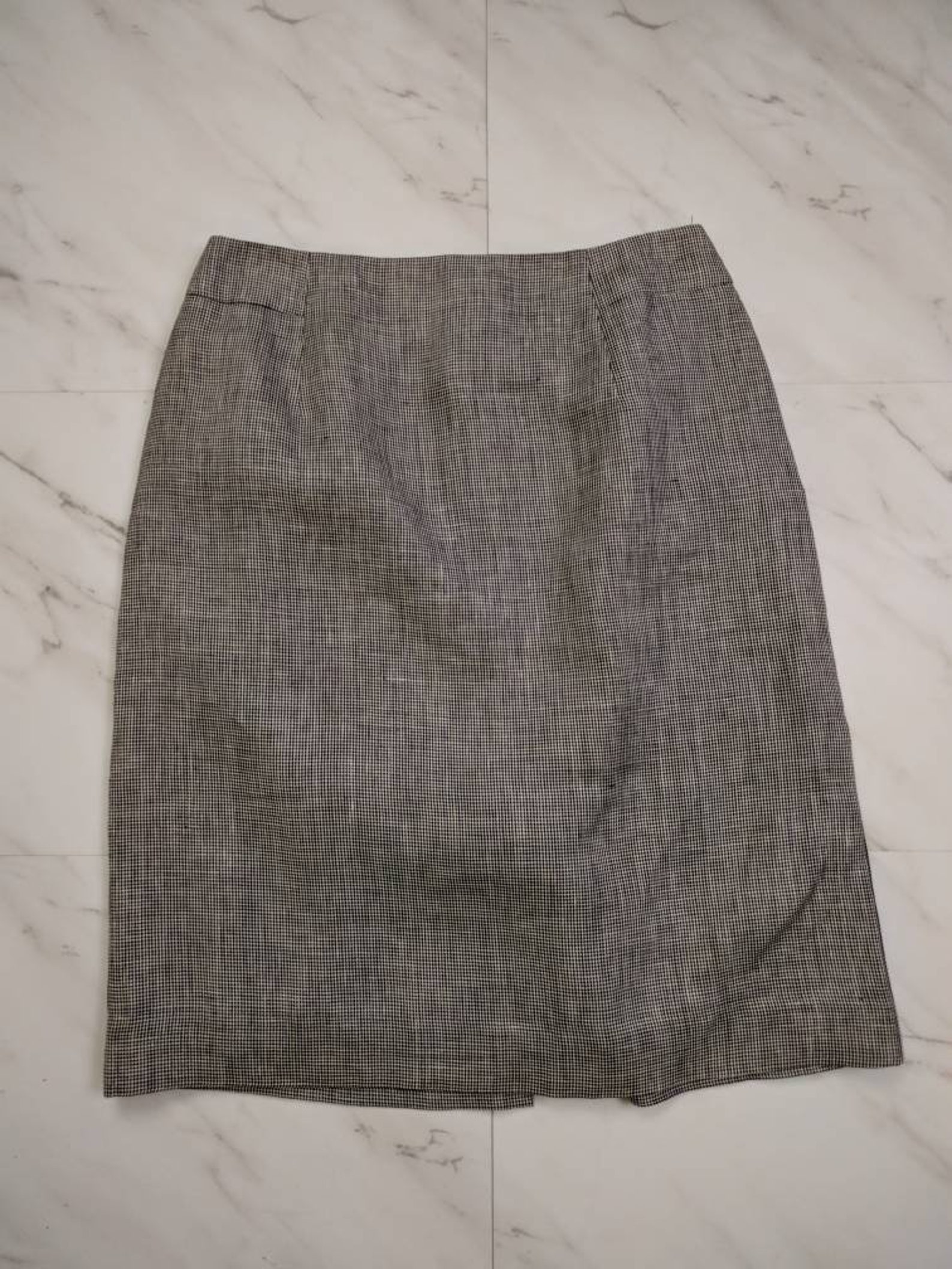 Vintage Y2K Dark Academia Aesthetic Irish Linen Mini Skirt | Etsy