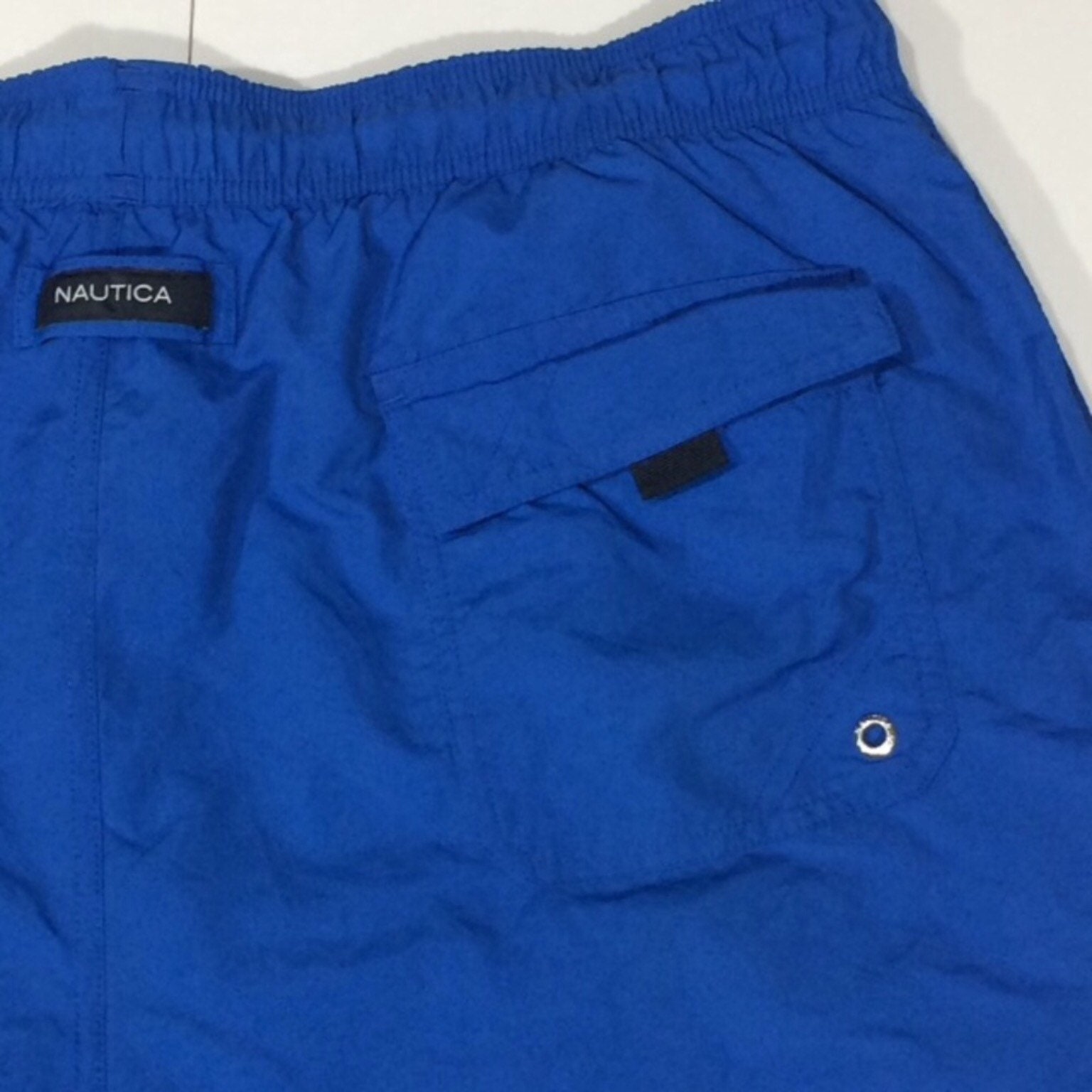 カラーリング◎ 90's nautica swim shorts vintage Vintage 90s Nautica Swim Shorts Trunks Mens Size L Red Navy