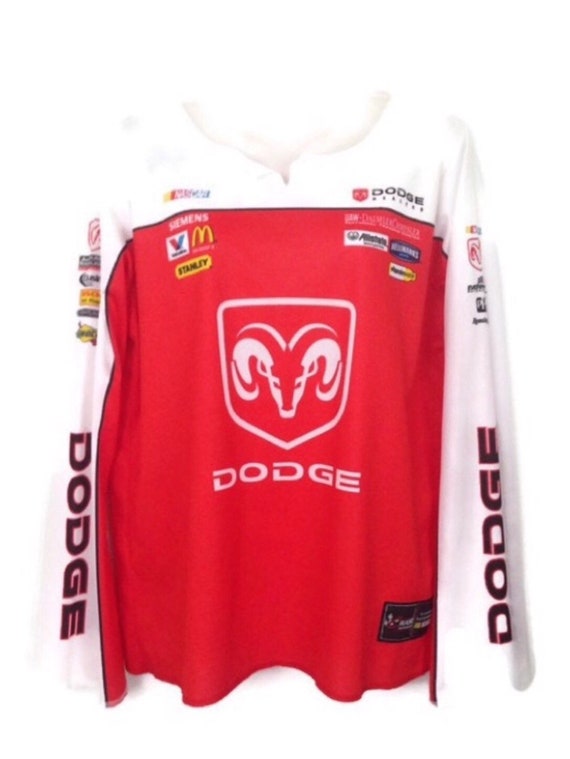 Vintage NASCAR Dodge Racing Red White Chase Auth. 