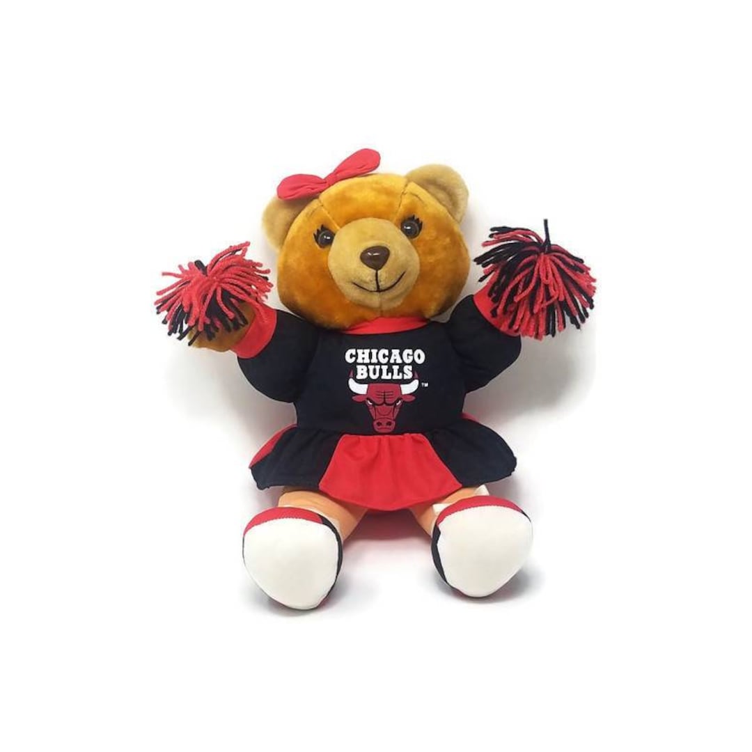 Chicago Bulls Bear Cheerleader Bear Vintage Coleccionable Peluche Juguete  NBA Player Collection -  México