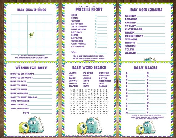 monsters inc baby shower