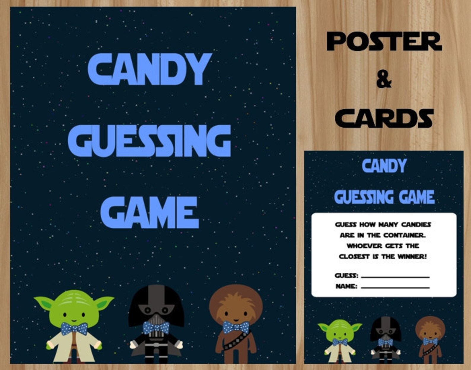 Star Wars Baby Shower Games Star Wars Baby Shower Star Wars Etsy