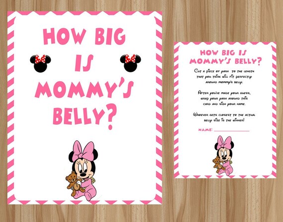 Minnie Mouse How Big Is Mommy S Belly Minnie Mouse Baby Etsy Minnie Mouse How Big Is Mommy S Belly Minnie Mouse Baby Etsy