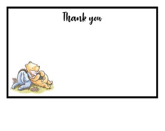 Winnie The Pooh Thank You Cards