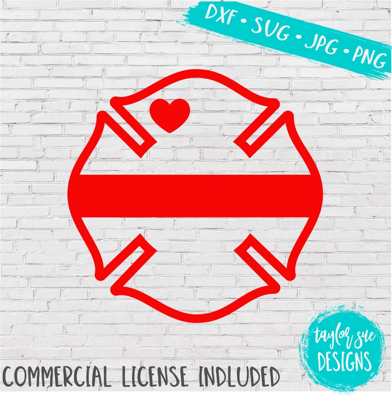 Download Fireman Maltese Cross Firefighter Design SVG DXF JPG Cut ...