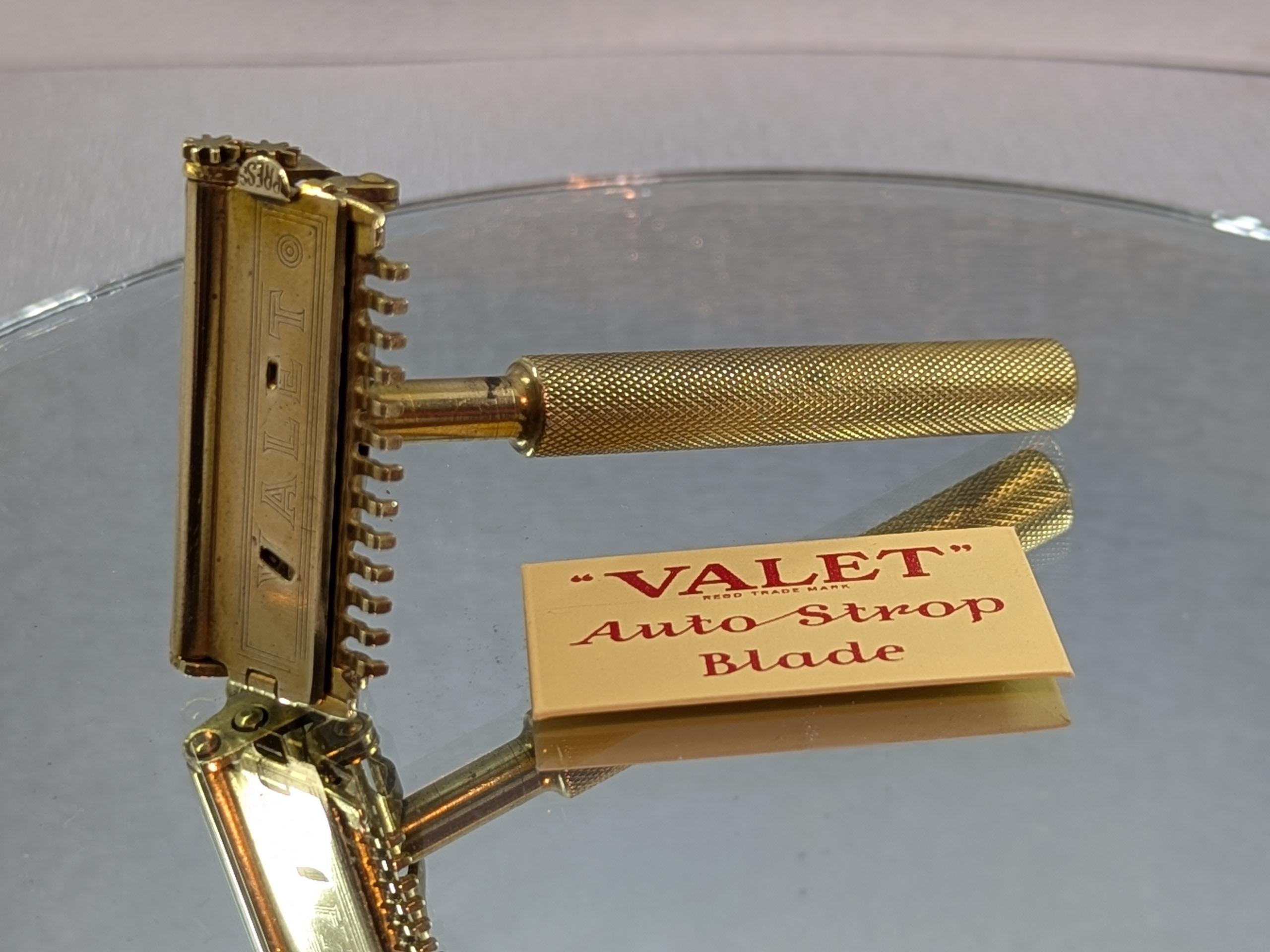 1928-1935 GOLD VALET AUTOSTROP VC2 Vintage Single Edge Safety Razor