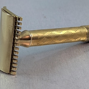 1922 Rasoir de sûreté 3 pièces Gillette amélioré OR