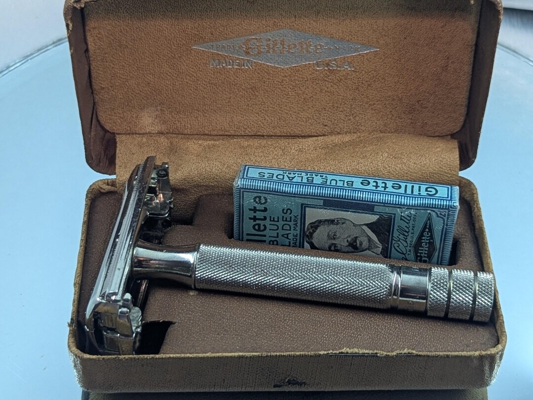 Gillette Ranger Tech 1941 Gillette RANGER TECH Vintage Safety Razor Set in Case With Blades ...