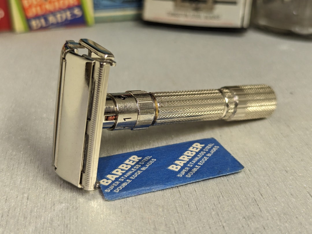 1959 Gillette FATBOY Adjustable Vintage Safety Razor Date Code Etsy