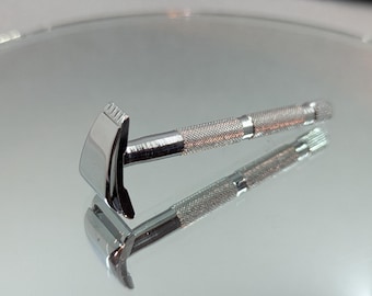 1950s HOFFRITZ Vintage Mustache Mini Safety Razor - Made in Germany