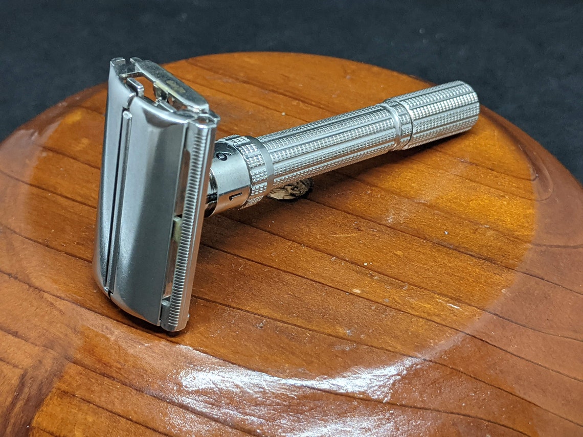 1963 Gillette Slim Adjustable Vintage Safety Razor Date Code Etsy