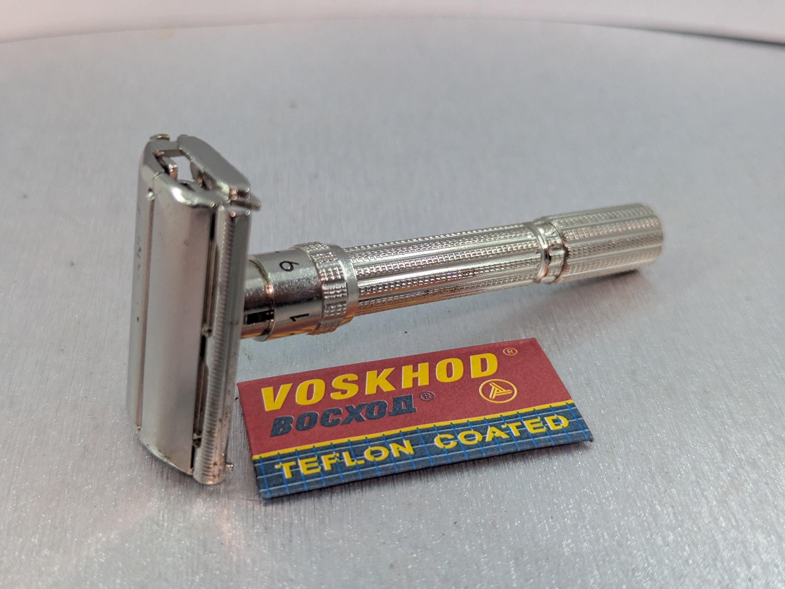 Gillette Slim Adjustable ジレット 両刃カミソリ Gillette Adjustable Slim | Refurb Revamp Replate | Razor Emporium