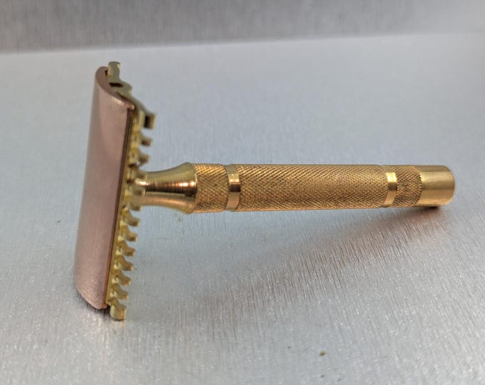 1930s Gillette Gold Slim Handle New SHORT Comb Vintage Safety Razor - Etsy