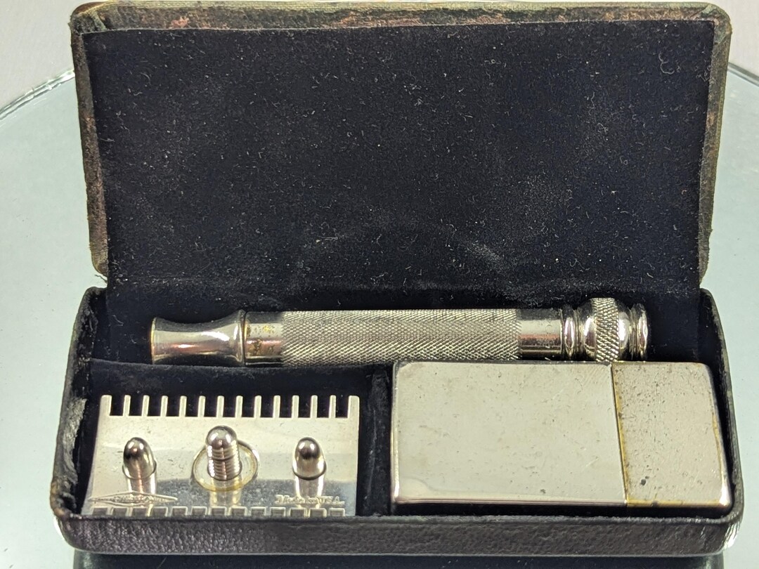 1920 Gillette Pocket Edition Old Type Safety Razor Set in Rare Case - Etsy
