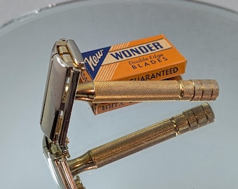 Gillette Milord Tech Vintage TTO-veiligheidsscheermes uit 1949