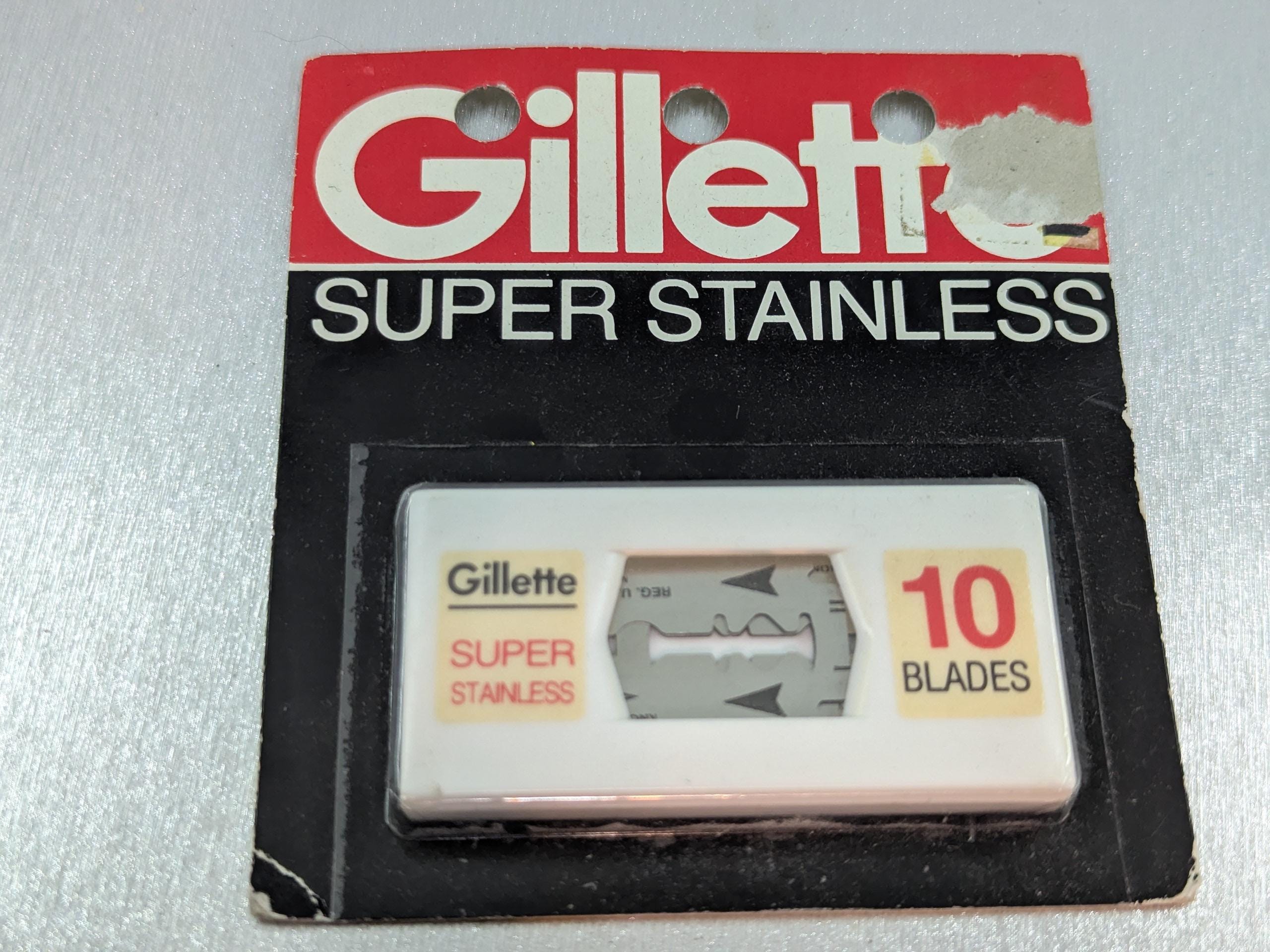 Gillette Super Stainless Blades - Etsy