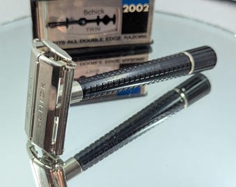 1969-1977 Schick KRONA Double Edge TTO Vintage Safety Razor