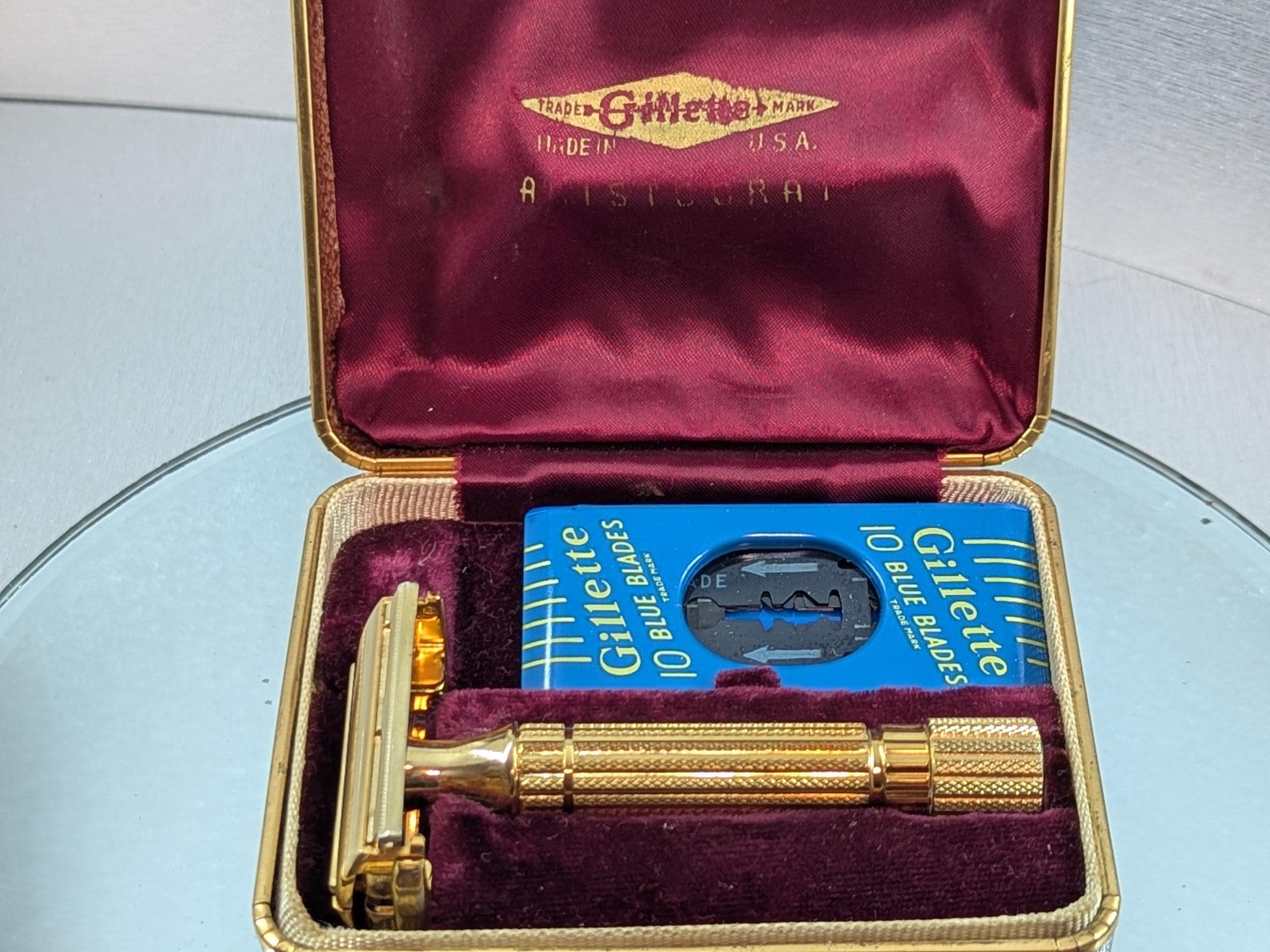 Gillette ARISTOCRAT ジレット ヴィンテージ剃刀 Gillette aristocrat - Etsy 日本