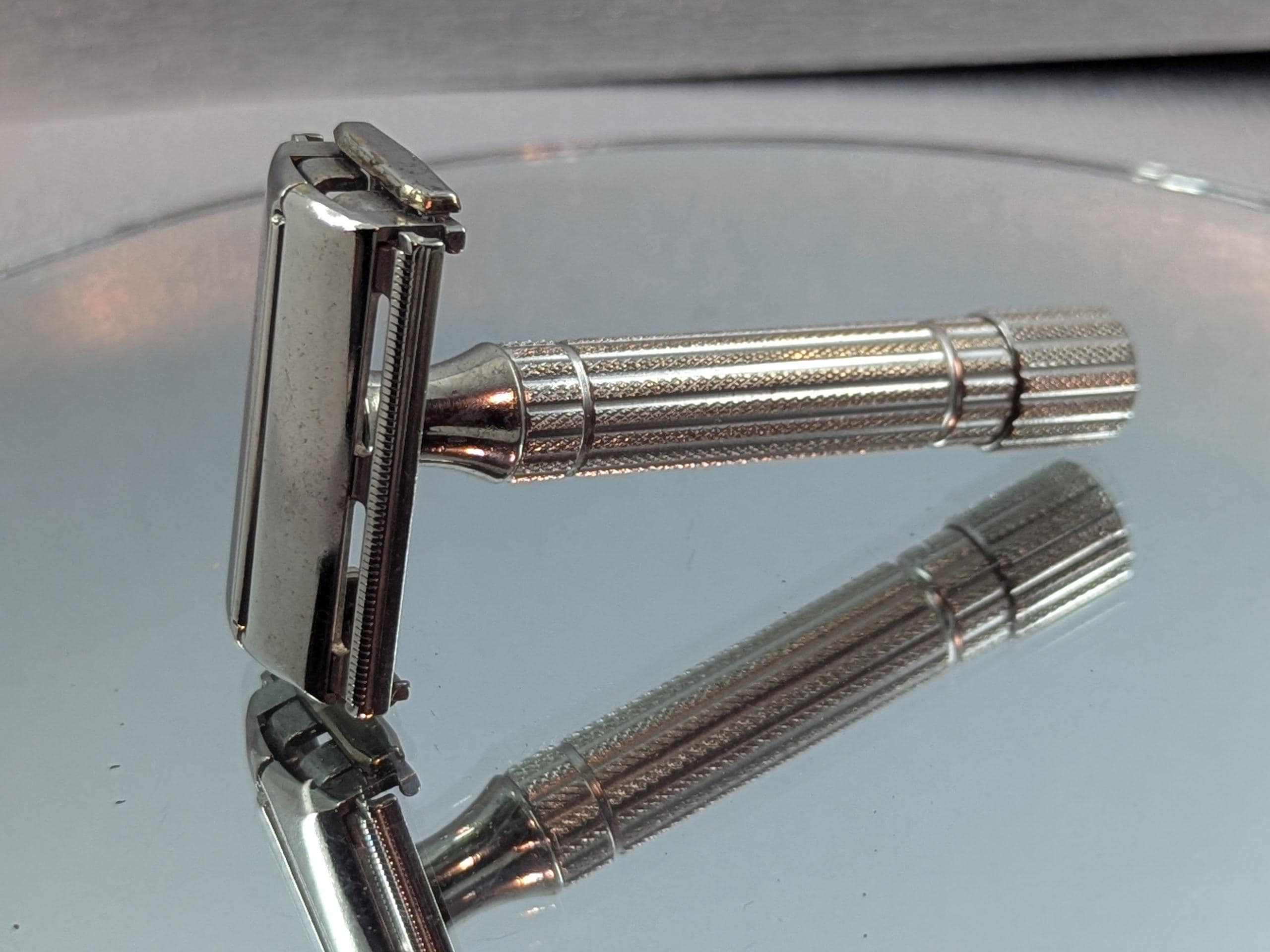 1953 Gillette Rhodium Plated PRESIDENT TTO Vintage Safety Razor - Date ...
