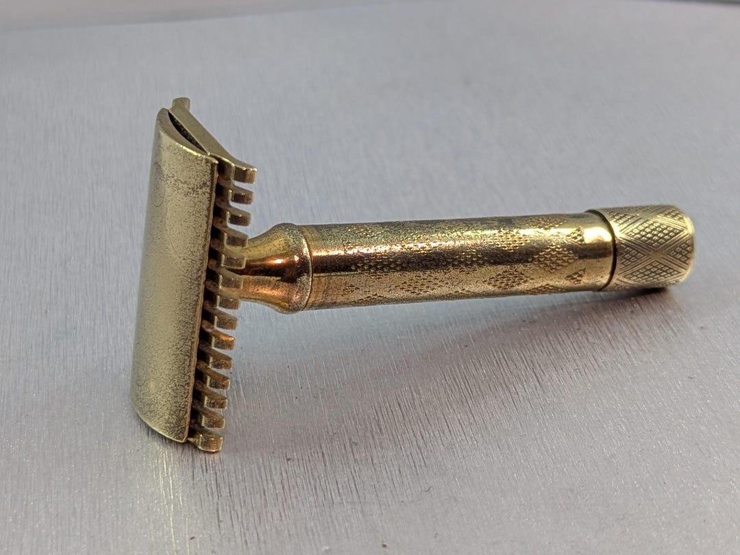 1920s Gillette NEW Improved GOLD Vintage Safety Razor - Etsy