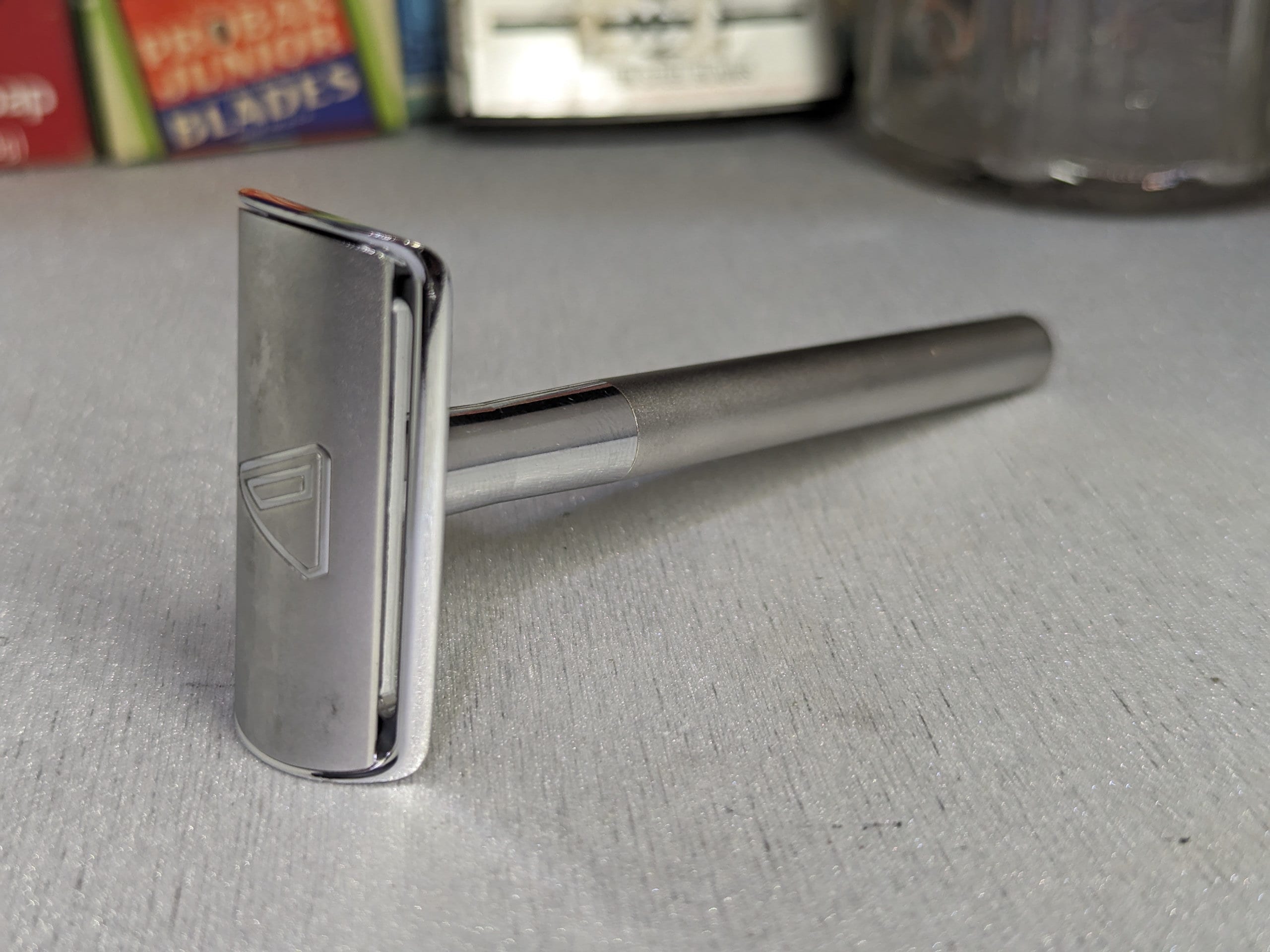 BEVEL 3 Piece Heavy Long Handle DE Safety Razor