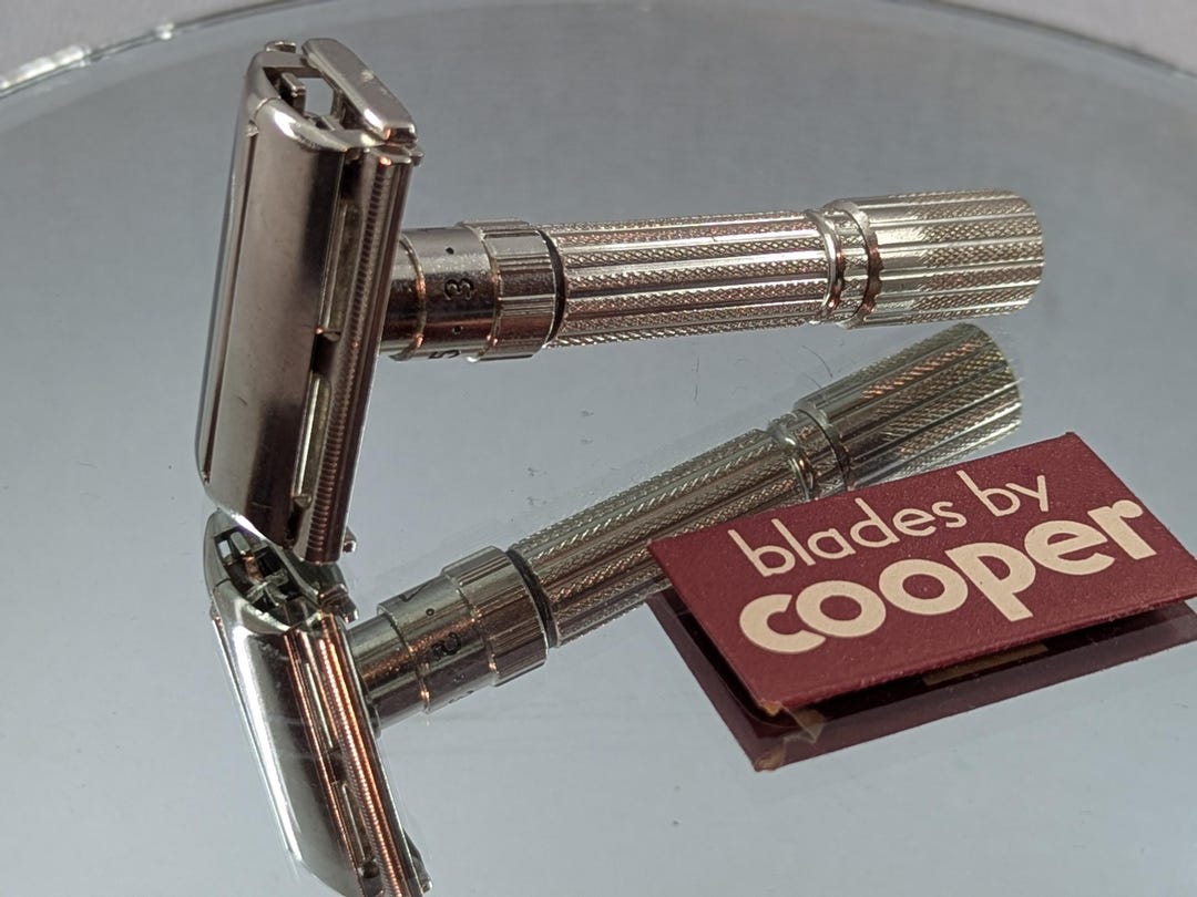 1960 Gillette FATBOY Adjustable Vintage Safety Razor Date Code F2 - Etsy