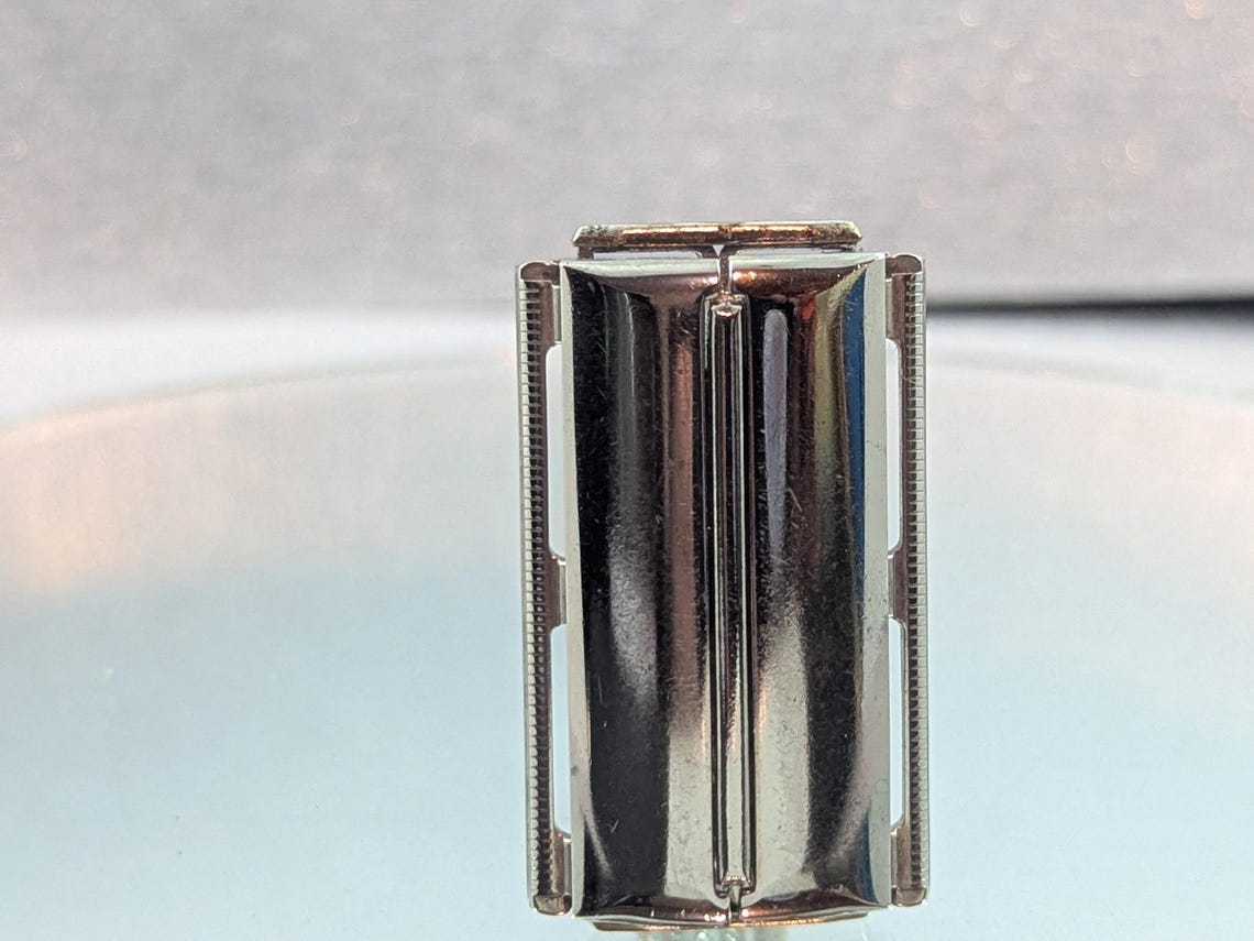 1953 Gillette Rhodium Plated PRESIDENT TTO Vintage Safety Razor - Date ...