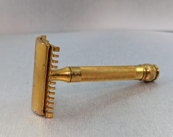 1930年製 ジレット ニューベルモント ゴールドデラックス ヴィンテージ 