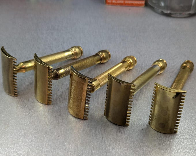 1920s Gillette Gold Old Type Ball End Vintage Safety Razor - Etsy