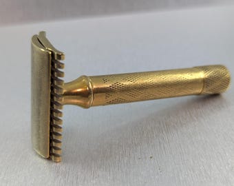 1929 Gillette NEW Improved GOLD 3 Piece Safety Razor