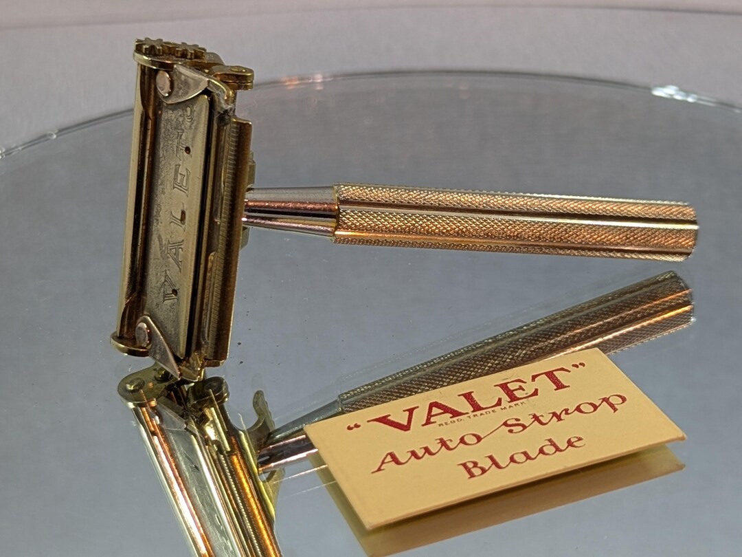 Valet Safety Razor 1940-1946 Gold VALET AUTOSTROP VC4 Vintage Single Edge Safety Razor - Etsy