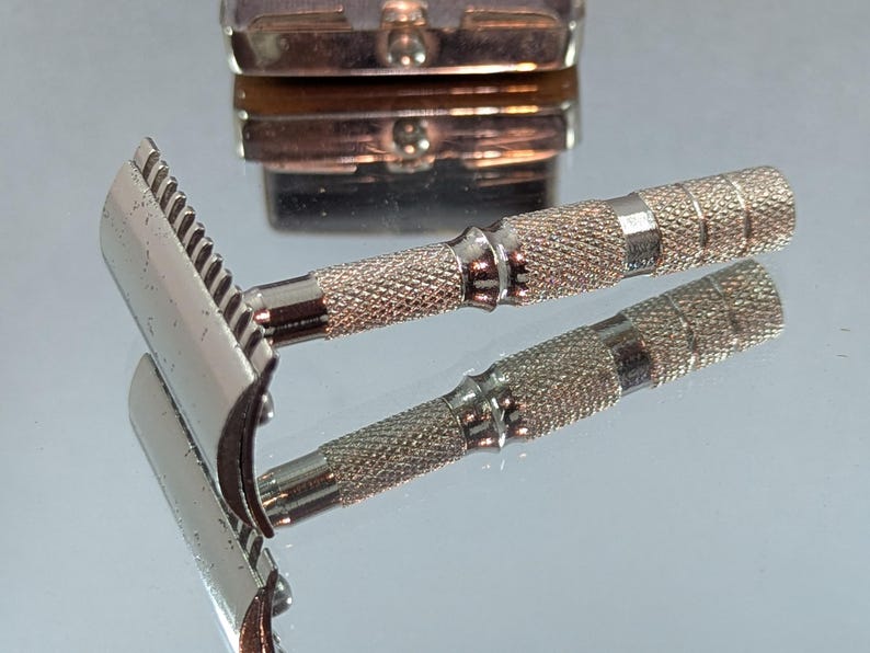 1920s Vintage 4 Piece Vest Pocket Travel Safety Razor in Case - Made in ...