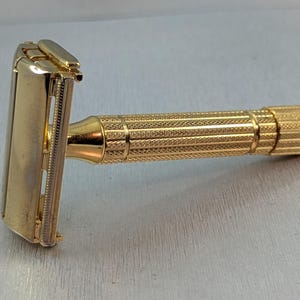 1955 Gillette DIPLOMAT Vintage Safety Razor Set in Case Date Code A2