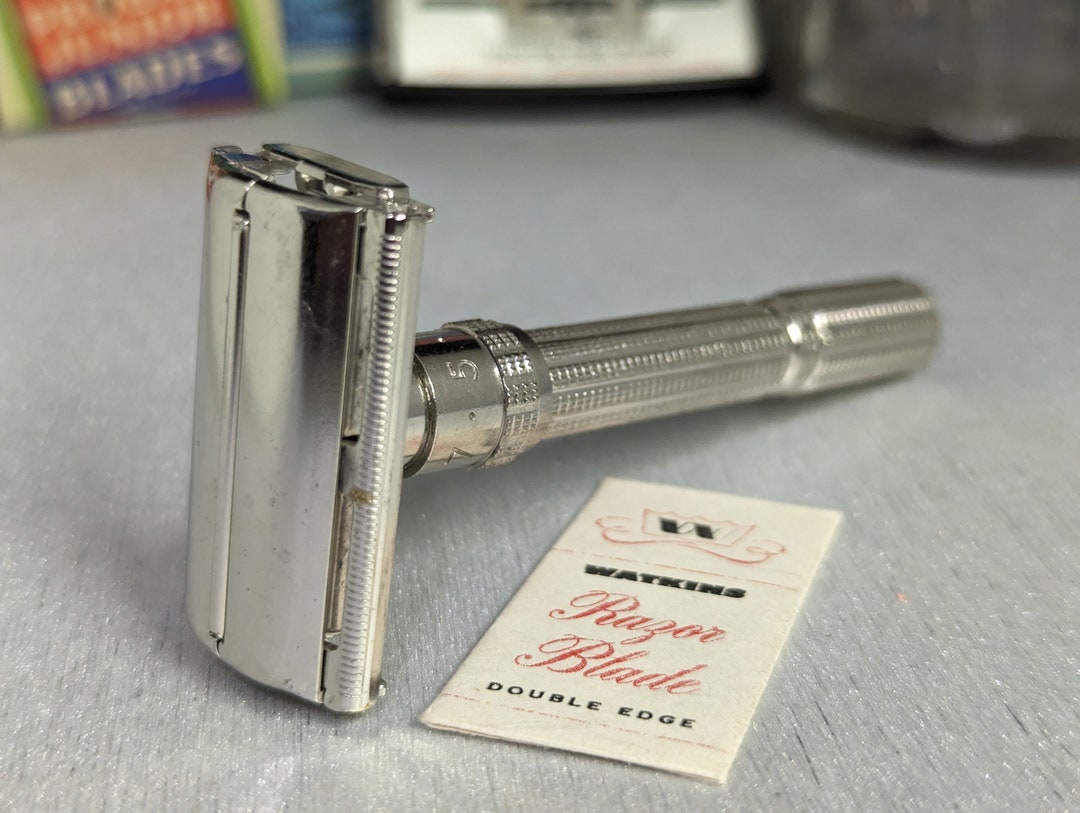 1965 Gillette Slim Adjustable Vintage Safety Razor Date Code Etsy