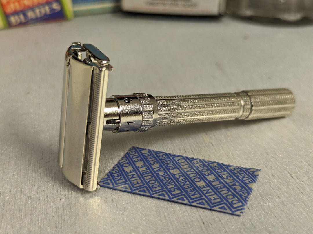 1967 Gillette Slim Adjustable Vintage Safety Razor Date Code M2 Etsy
