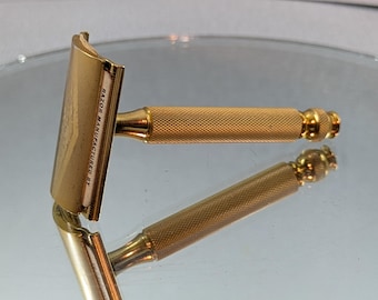 Vtg Gillette Ball End Tech Double Edge Safety Razor Date Code B2