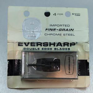 EVERSHARP vintage mesjeshouder fijnkorrelig chroomstaal - NOS