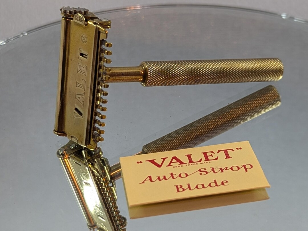 Valet Safety Razor 1928-1935 GOLD VALET AUTOSTROP VC2 Vintage Single Edge Safety Razor - Etsy