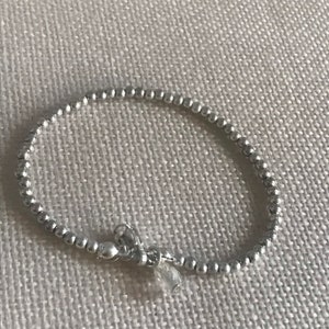 Silver plated ball bracelet, gift for Birthday, Weddings Bridesmaids gift, Graduation gift, gift ideas, gift for her, Holiday jewellery