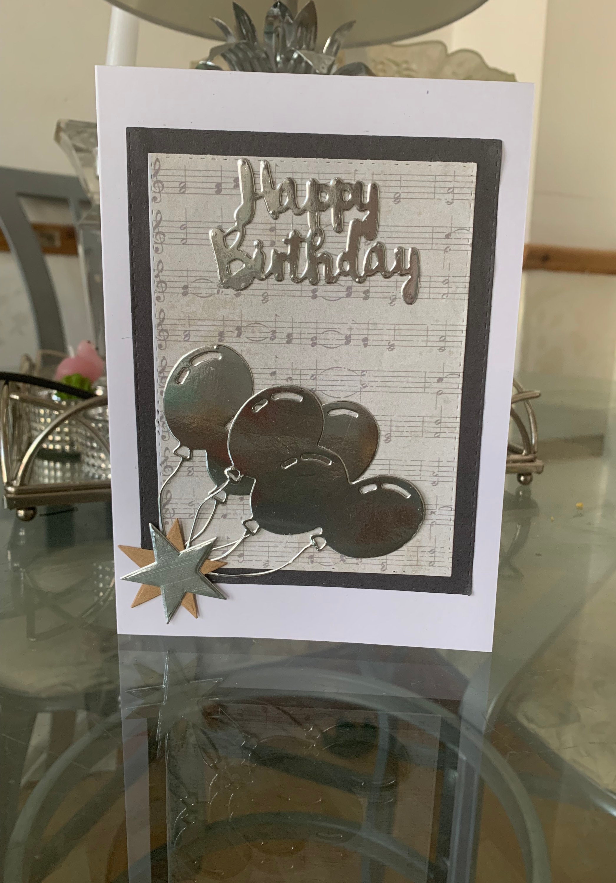 Music Birthday Card Custom Handmade , Gift for Birthday, Card for him