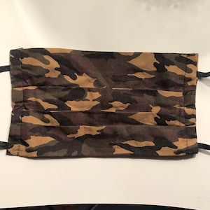 Gesichtsmaske Uk Frau und Mann, Eco friendly substainable Geschenk Maske, Geburtstagsgeschenk Camouflage wiederverwendbar, waschbar und doppellagig Gesichtsmaske.