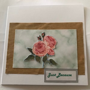 Just Because card